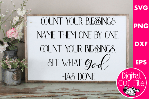Count Your Many Blessings: Graphics for Crafts & Selling