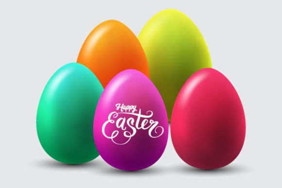 Happy Easte Day Vector: Graphics & Print Templates