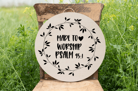 Made to Worship SVG: Bible Quote Design Review