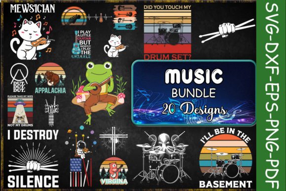 Music SVG Bundle: Graphics That Elevate Crafts and Content